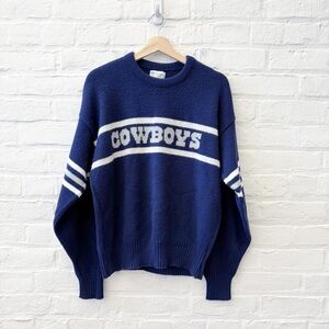 Vintage || Cliff Engle NFL Dallas Cowboys Sweater Unisex Navy